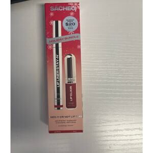Sacheu Red-Yor Not Lip Duo--Lip Liner and Lip Elixir Holiday Bundle